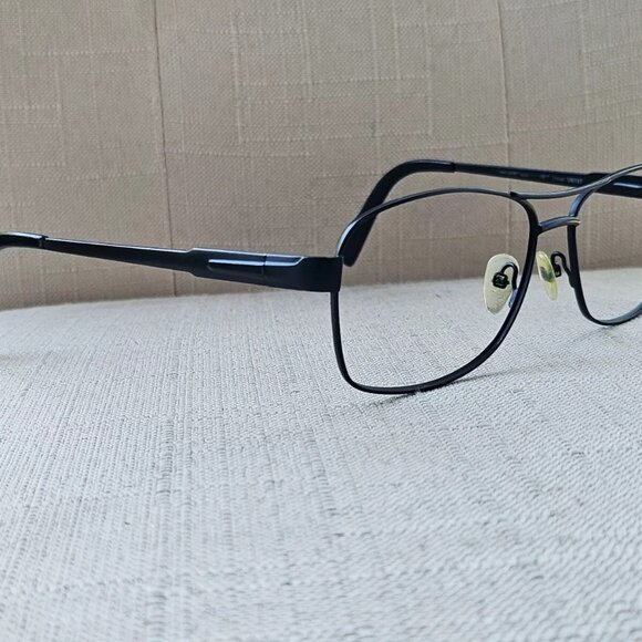 Kirkland Signature SHIRAZ Men Glasses/Sunglasses Frame Black Tone Metal Eyeglass - Picture 2 of 12